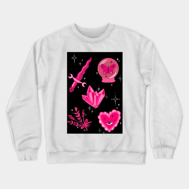Pink collage Crewneck Sweatshirt by hgrasel